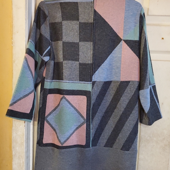 KC Spencer New York dresses. Aztek Abstract Geometric Southwest Multicolor Dress - Picture 7 of 7